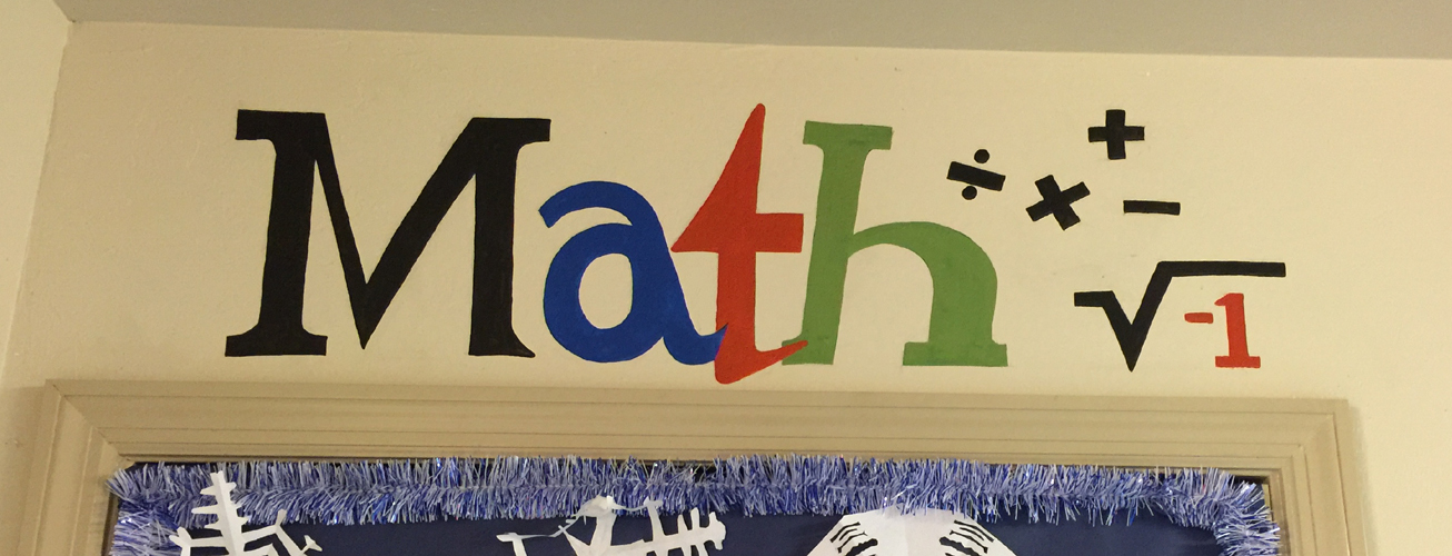 charter school math sign